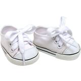 Cheap Dolls & Doll Houses Teamson Kids Sophia's 18" Baby Doll Trainers with Laces, White Dolls Shoes