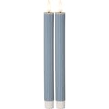 Star Trading Candles & Accessories Star Trading Antikljus 2-pack Flamme Stripe LED Candle