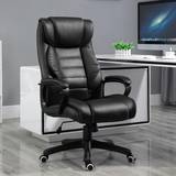 Massage Chairs Vinsetto High Back 6 Points Massage Executive Office Chair, Black
