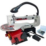 Lumberjack 16" Variable Speed Scroll Saw With Led Light Flexi Shaft & Foot Pedal