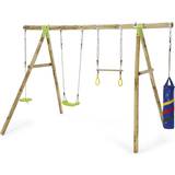 Trapezes Playground Plum Capuchin Wooden Swing Set