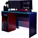 Gaming Accessories X Rocker Carbon-Tek Gaming Desk Grey, 1235x535x755mm