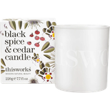 This Works Black Spice & Cedar Scented Candle 220g