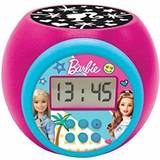 Multicoloured Alarm Clocks Kid's Room Lexibook Barbie Projector Alarm Clock