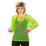 Wicked Costumes Adult 80's Mesh Top Neon Green