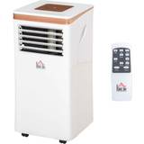 10000 btu air conditioner Homcom White Portable Air Conditioner White 10000