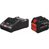 Bosch Chargers Batteries & Chargers Bosch 12 Amp-Hour; Lithium Power Tool Battery Kit (Charger Included) GXS18V-17N17