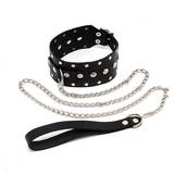 Cuffs Rimba Bondage Play Collar with Dog Leash