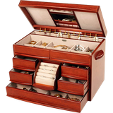 Mele & Co Empress Wooden Jewelry Box - Brown