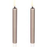 Beige Candles & Accessories Uyuni Mini Taper LED Candle 13.8cm 2pcs