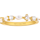 Rings on sale Sif Jakobs Adria Ring - Gold/Pearls/Transparent