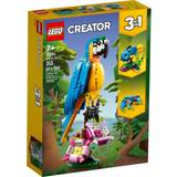 Birds Building Games Lego Creator 3 in 1 Exotic Parrot 31136