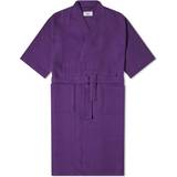 Clothing Hay Waffle Bathrobe - Purple