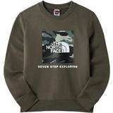 Green Sweatshirts Children's Clothing The North Face Kid's Box Crew Sweatshirt (NF0A7X59)