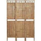 vidaXL 3-Panel Bamboo Room Divider