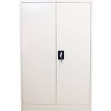 Metal Office 2 Doors Compartments Storage Cabinet