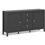 Furniture To Go Barcelona Matt Black Sideboard 151.2x79.7cm