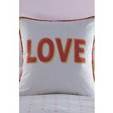 Cushions Kid's Room 'Love' Filled Kids Vibrant Bedroom Cushion 100% Cotton