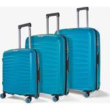 Suitcase Sets Rock Luggage Sunwave 8-Wheel Suitcases