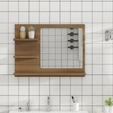 Brown Bathroom Mirrors vidaXL brown oak Bathroom