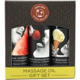Earthly Body Edible Massage Oil Gift Set Box Strawberry, Vanilla, and Watermelon 2 Oz. Each in stock