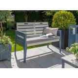Blue Garden Benches Garden & Outdoor Furniture Norfolk Leisure Galaxy 2 Seater Cushioned Garden Bench