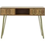 Gold Console Tables GFW Orleans Brown Console Table 39.5x115cm