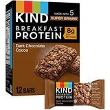KIND Gluten Free Breakfast Protein Bars Dark Chocolate Cocoa