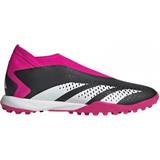 Adidas 7 - Turf (TF) Football Shoes adidas Predator Accuracy.3 Laceless Turf - Core Black/Cloud White/Team Shock Pink 2