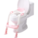 Foldable Toilet Trainers Potty Training Seat with Step Stool Ladder