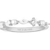 Sif Jakobs Adria Ring - Silver/Pearls/Transparent
