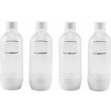SodaStream Soft Drink Makers SodaStream White Carbonating Bottles Set of 4