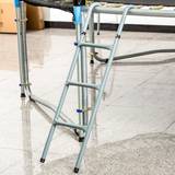 Trampoline Accessories Homcom Steel Trampoline Ladder Grey 100cm
