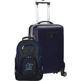Outer Compartments Suitcase Sets Mojo Black Minnesota Wild Deluxe Backpack Carry-On