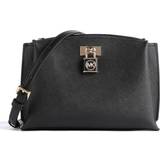 Messenger Bags Michael Kors MK Ruby Medium Saffiano Leather Messenger Bag Black