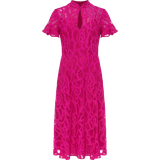 Phase Eight Lulu Lace Dress - Magenta Pink