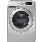 Washer dryer silver Indesit BDE86436XSUKN
