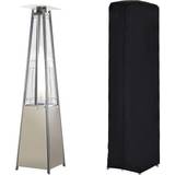 Patio Heaters & Accessories OutSunny Pyramid Patio Heater with Cover 10.5KW
