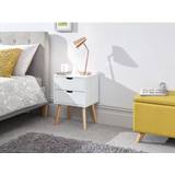 GFW Nyborg 2 Drawer Bedside Table