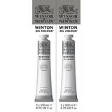 White Oil Paint Winsor & Newton Pack of Two Winton Titanium White Oil Paint Titanium White