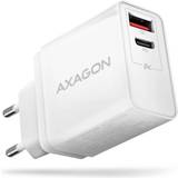 Axagon Network Cards & Bluetooth Adapters Axagon ACU-PQ22W ACU-PQ22W USB-oplader Stikdåse 2 x USB-A, USB-C USB Power Delivery (USB-PD) Qualcomm Quick Charge 2.0, Qualcomm Quick Charge 3.0