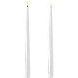 Deluxe Homeart Real Flame LED Candle 28cm 2pcs