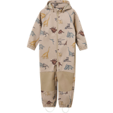 Polyester Soft Shell Overalls Children's Clothing Name It Alfa dino softshelldragt Beige mdr/80