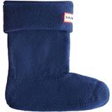 Blue Underwear Hunter Kids Recycled Fleece Cuff Boot Socks Blue