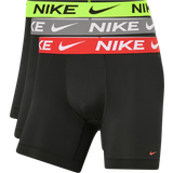 Polyester Men's Underwear Nike Dri-Fit Advanced Micro Boxer Shorts 3-Pack - Black