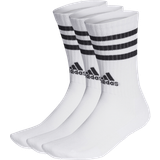Adidas Sportswear Garment Underwear adidas 3-Stripes Cushioned Crew Socks 3-pack - White/Black
