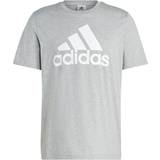 Adidas Tops on sale adidas Essentials Single Jersey Big Logo T-shirt - Medium Grey Heather