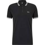 Hugo Boss Flannel Shirts Clothing HUGO BOSS Men's Paddy Polo Shirt - Black
