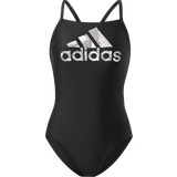 Adidas Women Swimsuits adidas Big Logo Swimsuit Black White
