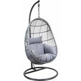 Grey Outdoor Hanging Chairs Garden & Outdoor Furniture Charles Bentley Rattan Egg Shaped Garden Swing